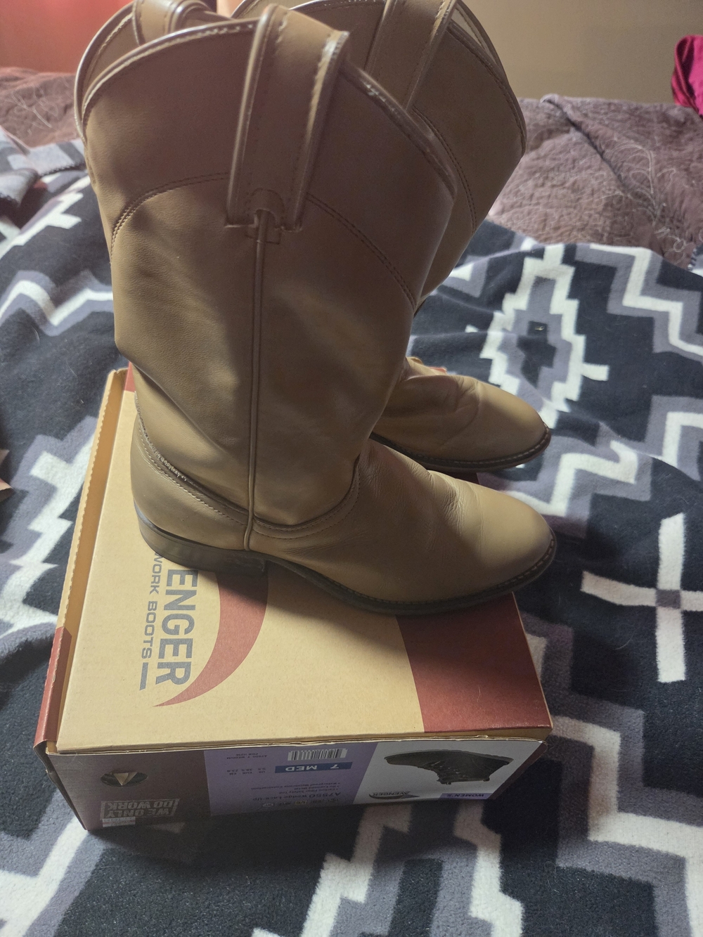 Women’s Tan Leather Western Boots Laredo